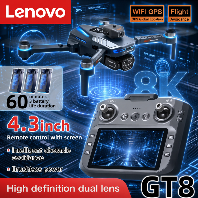 Drone Gimbal 3 Axis - Lenovo GT8 8K Drone Professional Aerial
