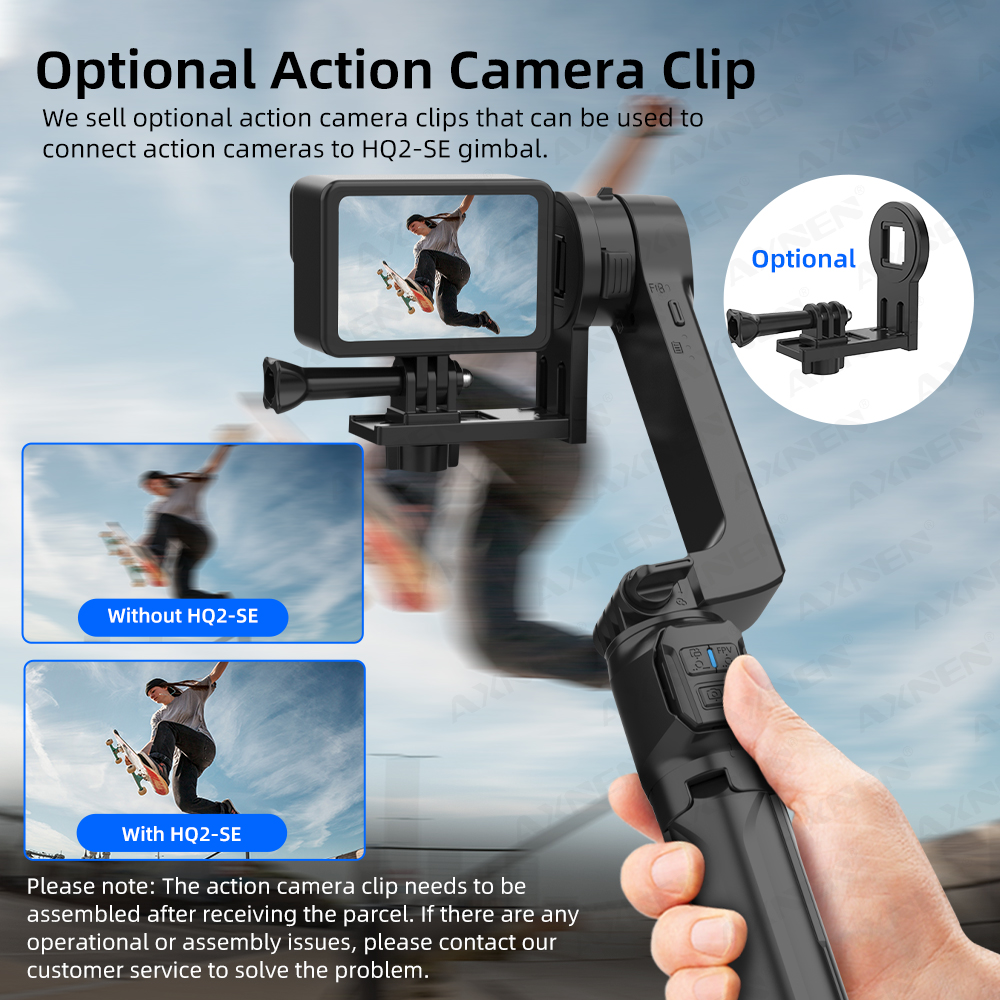 AXNEN HQ2-SE Smartphone Gimbal - Drone Gimbal For Gopro review and price