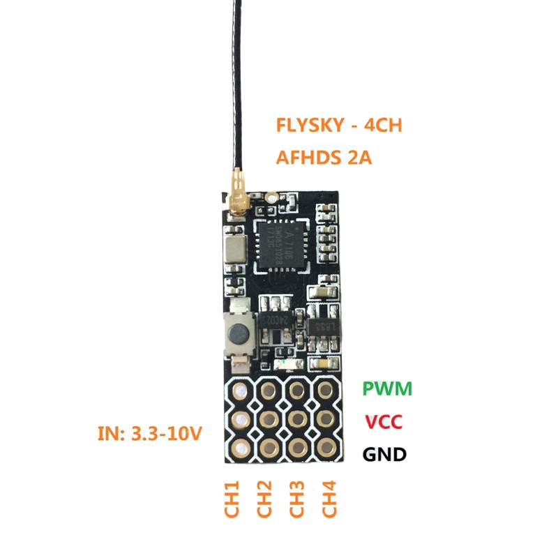Flysky FS2A Mini Receiver 4CH  - Drone Gimbal Controller review and price